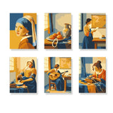 Johannes Vermeer Mini Collection - Paint by Numbers Mini Set of 6