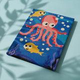 Paint by Numbers Octopus with Fish