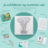 Paint by Numbers Elephant