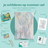 Paint by Numbers Elephant and Baby