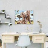 Diamond Painting Elephant and Giraffe