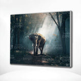 Paint by Numbers Elephant in the Forest