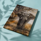 Paint by Numbers Elephant with Sunset