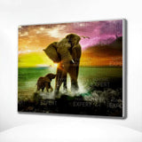 Diamond Painting Elephants in the Sea