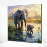 Diamond Painting Elephants