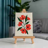 Striking Flowers - Paint by Numbers Mini Set of 6