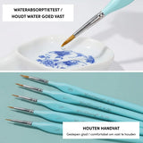 Detail brush set for fine painting