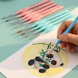 Detail brush set for fine painting