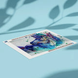 Diamond Painting Horse with Blue Shades