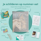 Paint by Numbers Horse and Foal