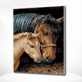 Diamond Painting Horse and Foal