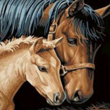 Diamond Painting Horse and Foal