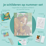 Paint by Numbers Horse and Foal