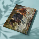 Paint by Numbers Horses in the Sea