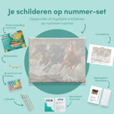 Paint by Numbers Horses in the Sea