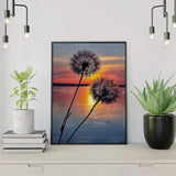 Paint by Numbers Dandelion Sunset