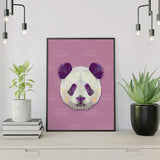 Paint by Numbers Panda Polygon