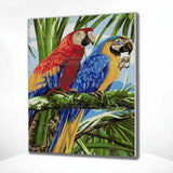 Paint by Numbers Parrot