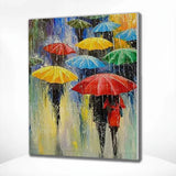 Paint by Numbers Umbrella Abstract