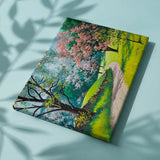 Paint by Numbers Park with Pink Trees