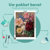 Diamond Painting Portrait Flower Arrangement