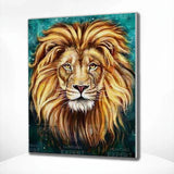 Paint by Numbers Portrait Lion