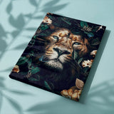 Paint by Numbers Portrait of a Lion