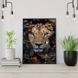 Paint by Numbers Portrait of a Tiger