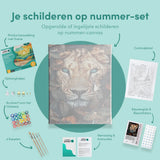 Paint by Numbers Portrait of a Tiger