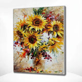 Paint by Numbers Beautiful Sunflowers