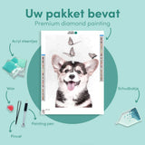 Diamond Painting Puppy Happy