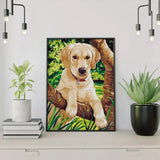 Paint by Numbers Puppy Labrador