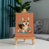 Retro Dog Days - Paint by Numbers Mini Set of 6