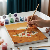 Retro Picnic Vibes - Paint by Numbers Mini Set of 6