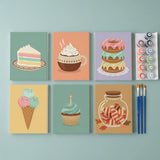 Retro Sweet Treats - Paint by Numbers Mini Set of 6