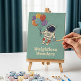 Retro Space Wonders - Paint by Numbers Mini Set of 6
