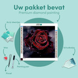 Diamond Painting Red Rose