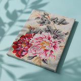 Paint by Numbers Red and Pink Flowers