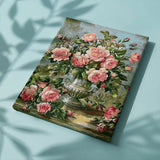 Paint by Numbers Pink Flowers in a Vase