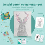 Paint by Numbers Pink Rabbit