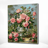 Diamond Painting Pink Roses Bouquet