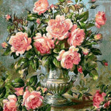 Diamond Painting Pink Roses Bouquet