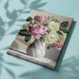 Paint by Numbers Roses in White Vase