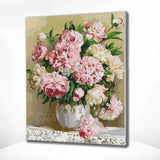 Paint by Numbers Roses on the Table