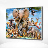 Diamond Painting Safari with Animals