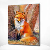 Paint by Numbers Cute Fox