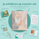 Paint by Numbers Cute Fox