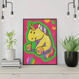 Paint by Numbers Cute Unicorn