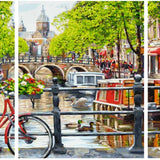 Paint by Numbers Triptych Amsterdam