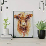 Paint by Numbers Scottish Highlander